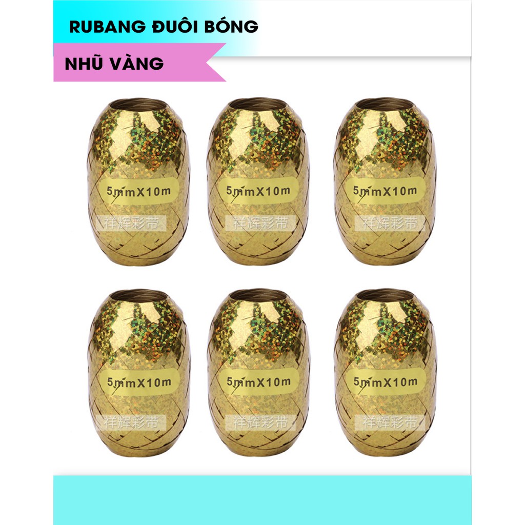 RUBANG NHŨ CỘT ĐUÔI BÓNG - SET 6 CUỘN 20K