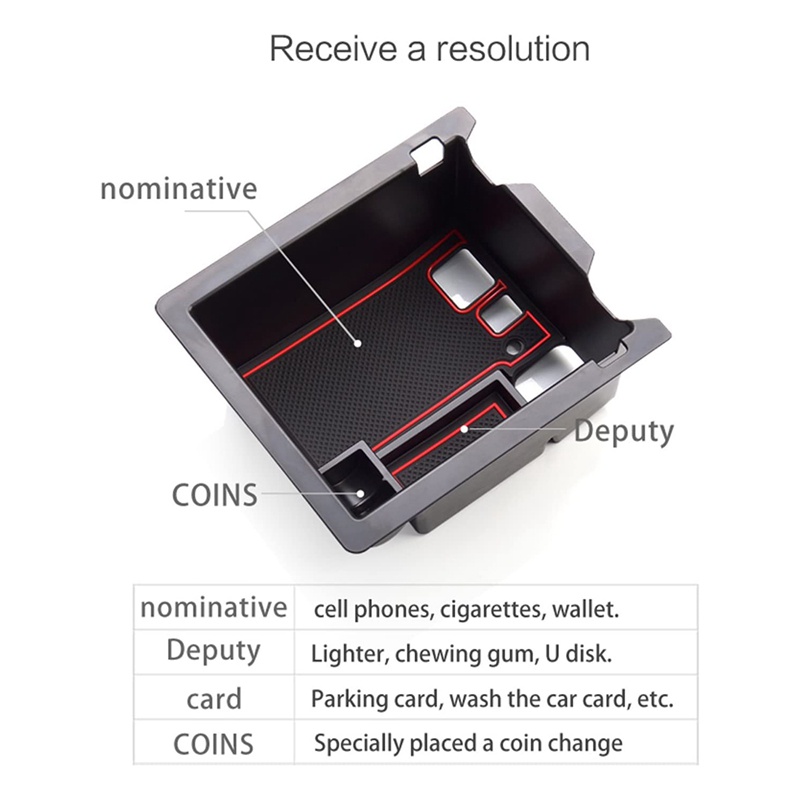 Khay Đựng Đồ Gắn Hộp Tỳ Tay Xe Hơi Mazda CX-5 CX5 2017 2018 2019 2020