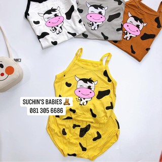 Bộ 2 dây bò sữa cho bé ( quần chip ) BC0055 Suchin