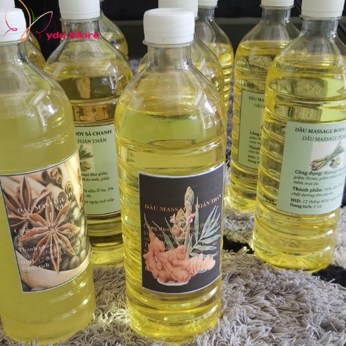 Dầu Massage Body Thư Giản Dùng Cho Spa 1000ml