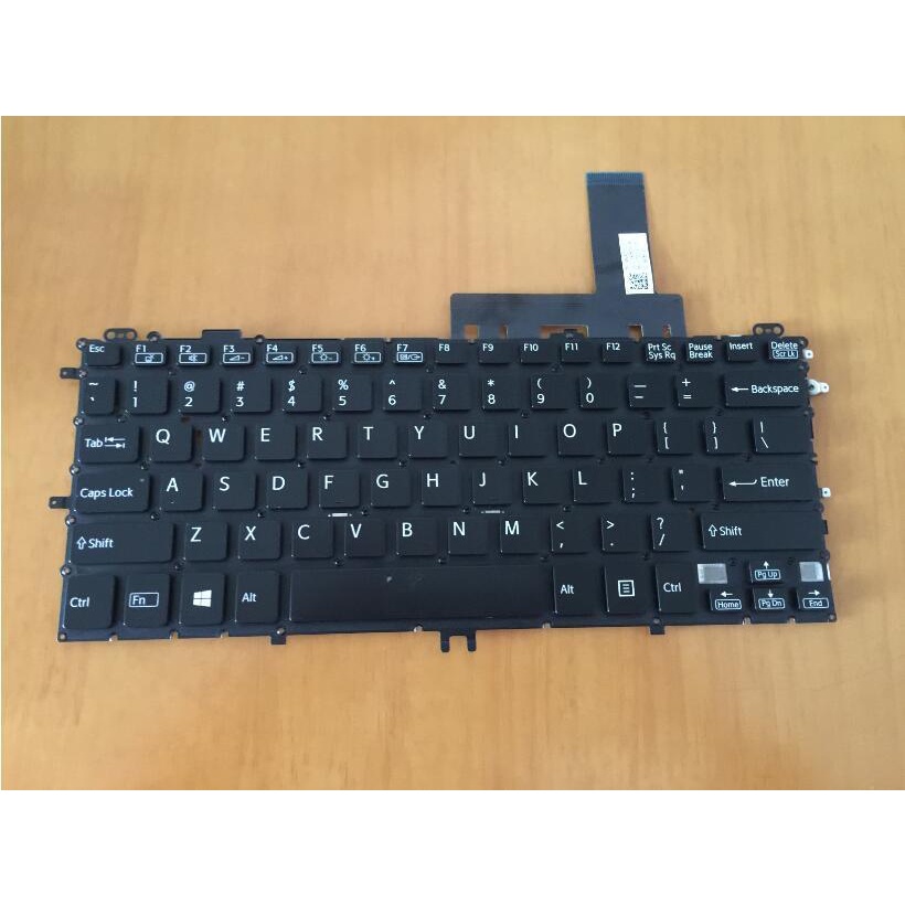 Bàn phím laptop Sony SVP-11 MÀU ĐEN - MÀU BẠC