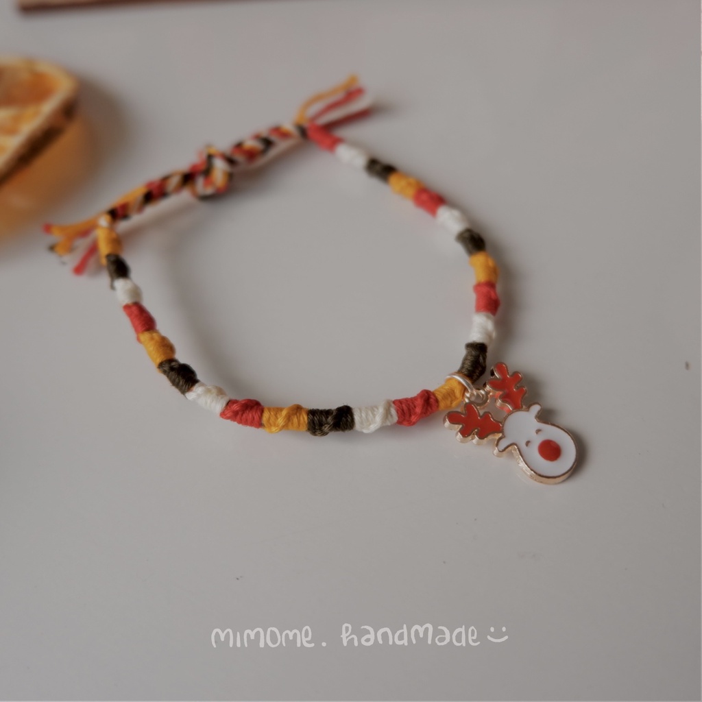 Vòng Giáng Sinh Xoắn Nhiều Màu