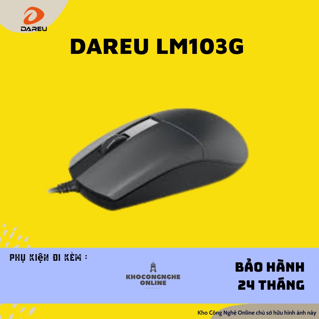 Chuột DAREU LM103 có dây (USB)