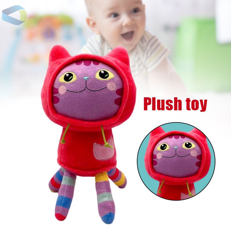 【Ready Stock】Gabby's Dollhouse Plush Toy Stuffed Pillow Cat Carlita Plushie Doll Kids Gifts