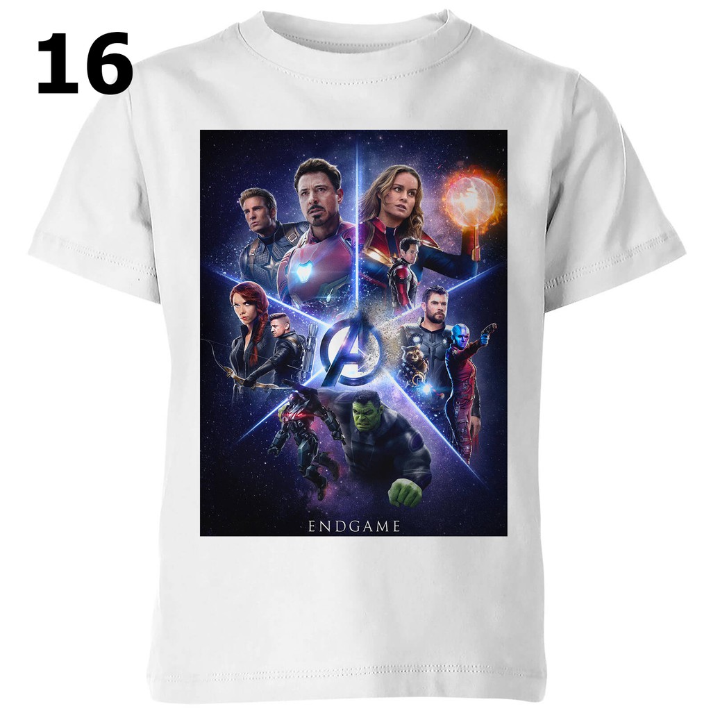 Áo Thun In Hình Avengers Ngắn Tay Cổ Tròn THOITRANG24H Cho Nam và Nữ Có Cả Size Trẻ Em