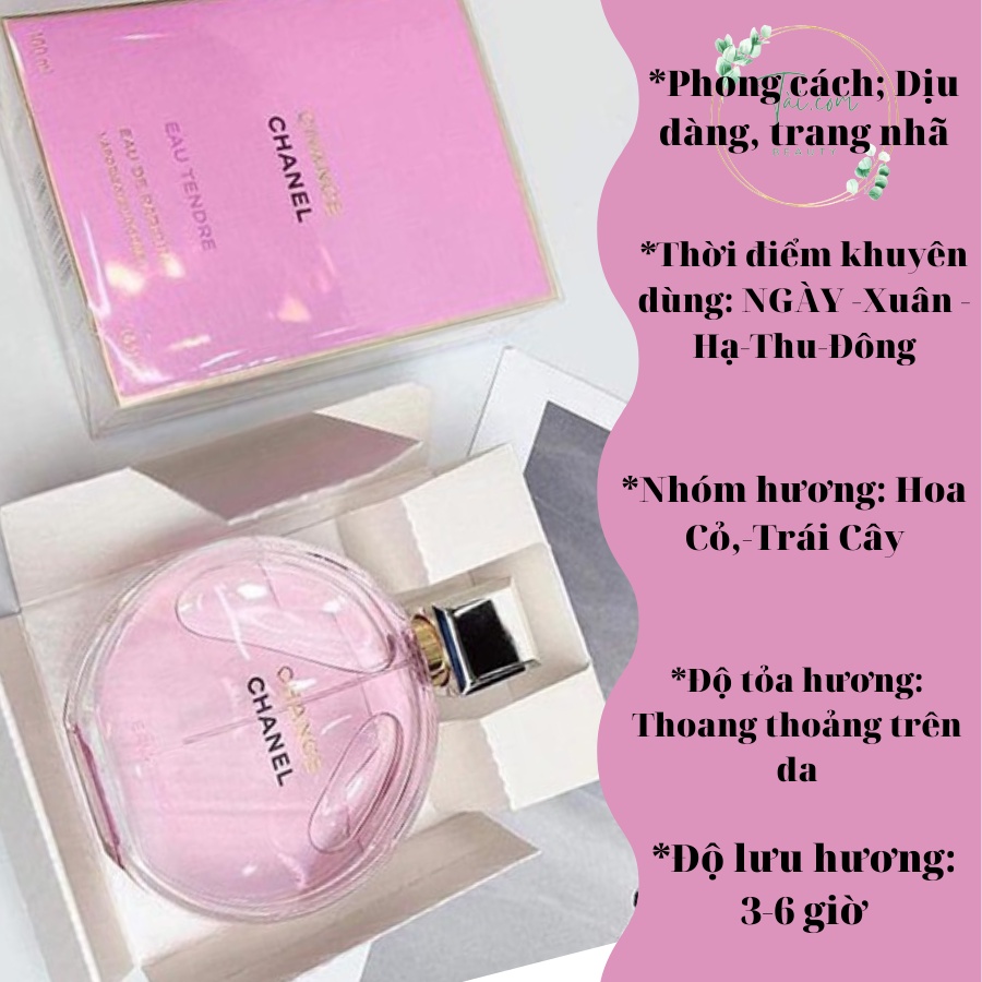 Nước Hoa Chance Eau De Toilette 100ml