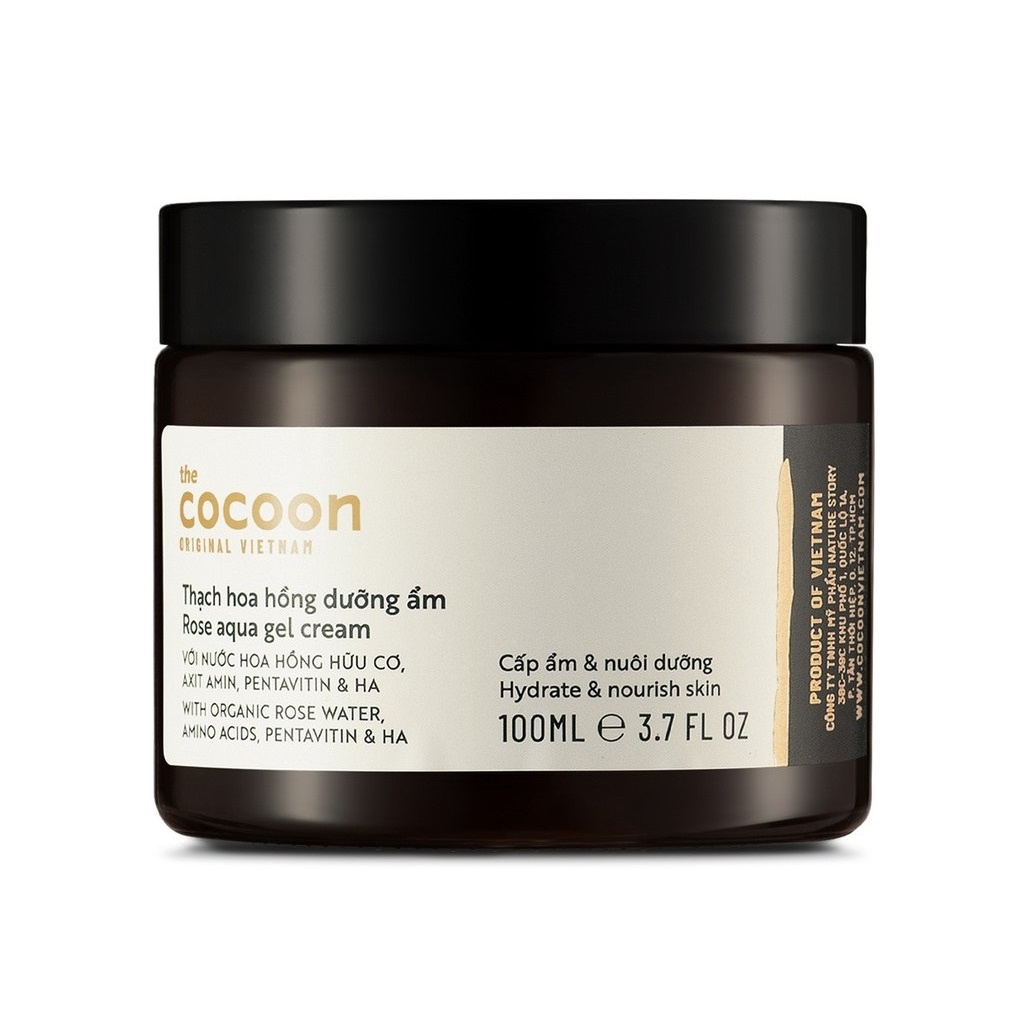 Thạch hoa hồng dưỡng ẩm da Cocoon Garin skin cấp ẩm và nuôi dưỡng Bigsize 100ml