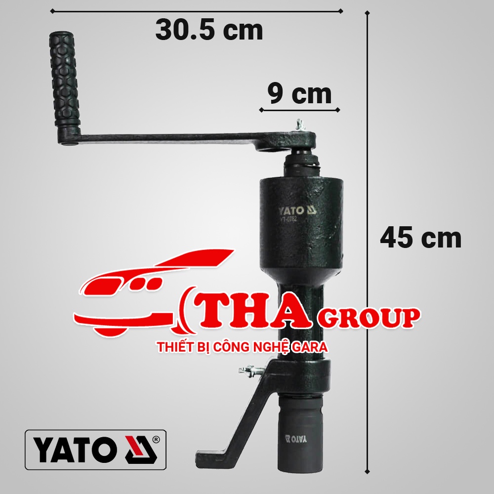 Dụng cụ mở ốc lốp xe tải bằng tay loại ngắn Yato YT-0782