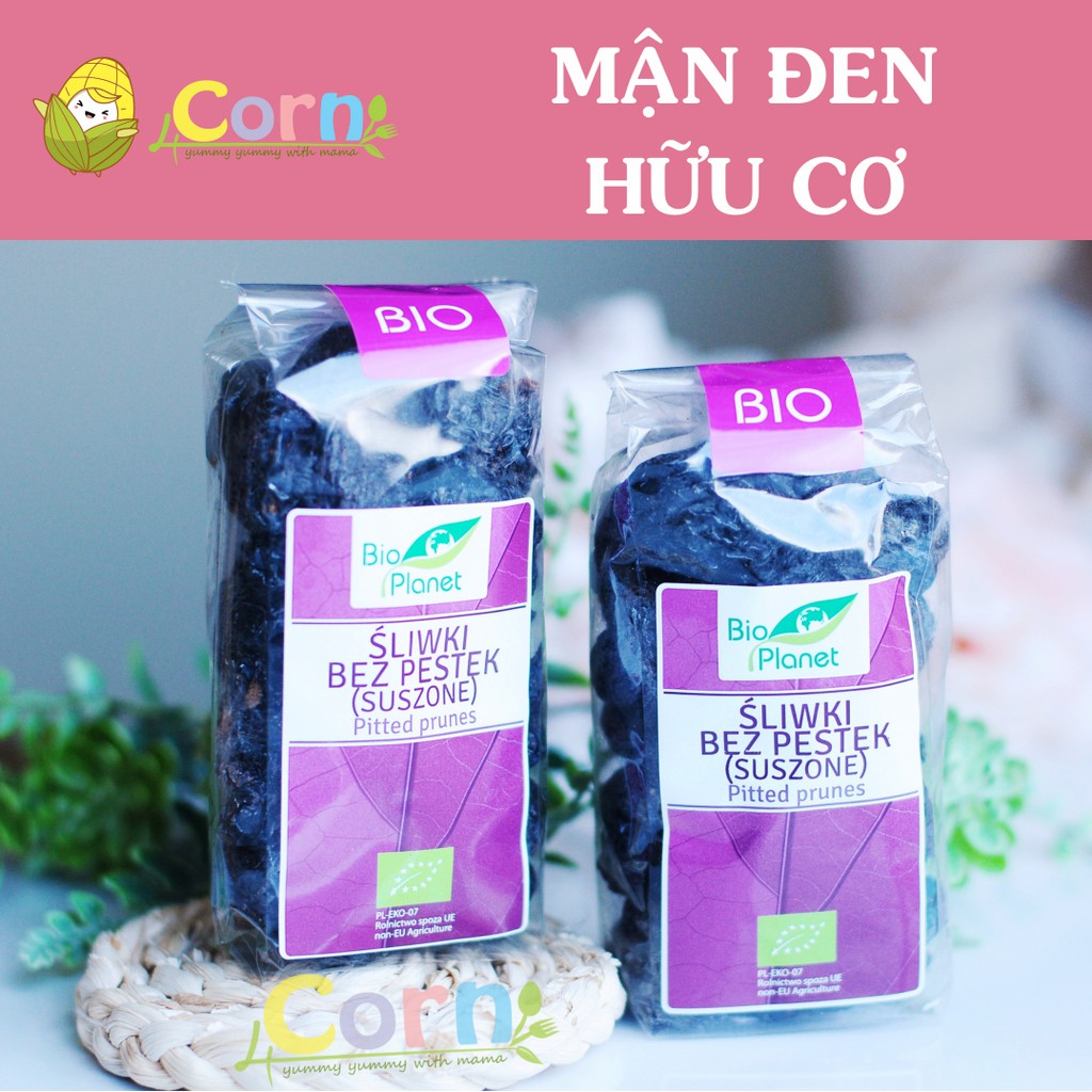 Mận đen sấy dẻo Bio Planet 200gr - cho bé 7m+