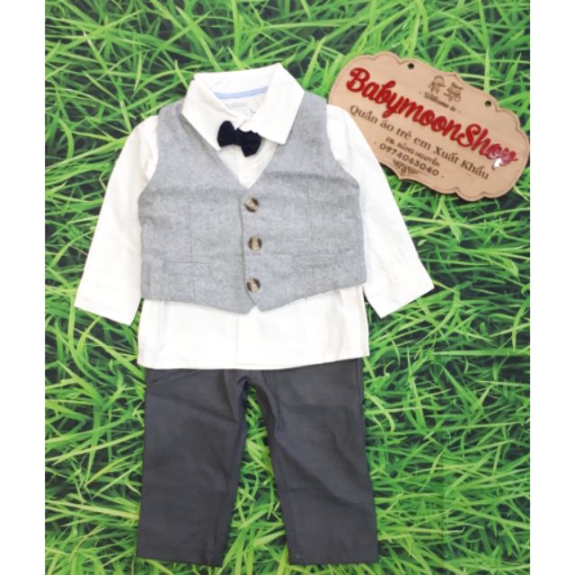 [Siêu _chất ]Set công tử Mamas&Papas White chính hãng | BigBuy360 - bigbuy360.vn