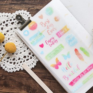 Tấm transfer deco sticker xinh xắn (Hàng có sẵn)
