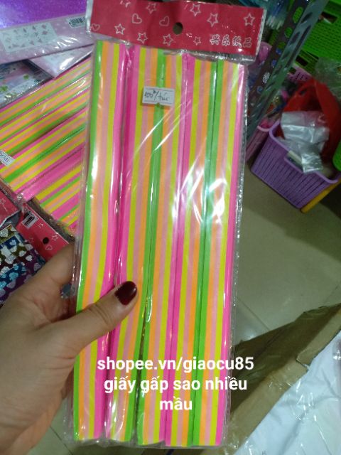 Giấy gấp sao (1 túi 1000 tờ)
