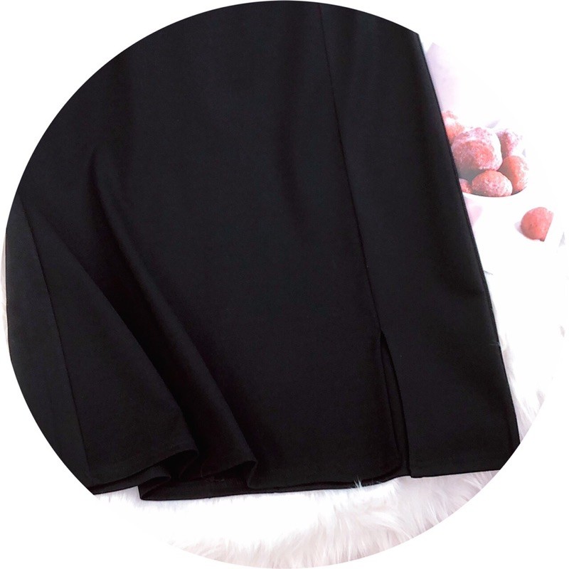 CV2 - Chân váy umi xẻ trước Caria | BigBuy360 - bigbuy360.vn