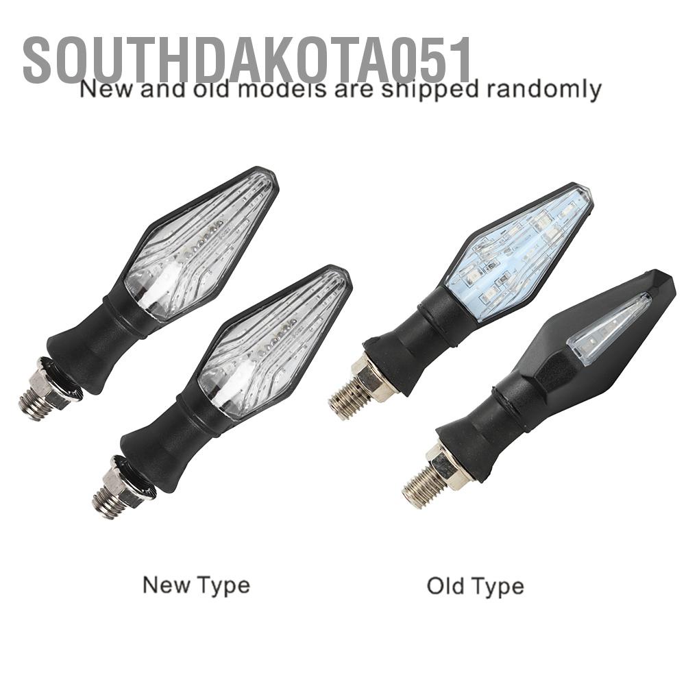 Southdakota051 2PCS 12 LED Two-Color Turn Signal Light For Motorcycle Scooters ATV Accessories(MK-024)