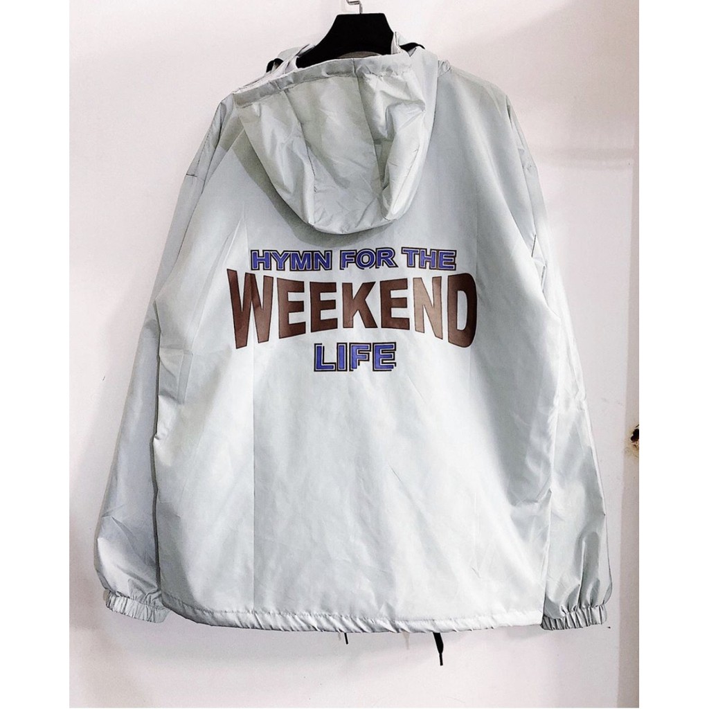 Áo khoác dù WEEKEND -JACKET UNISEX -dù 2 lớp