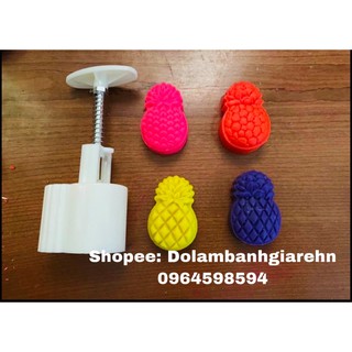 Khuôn lò xo hình quả dứa 4 mặt 50g
