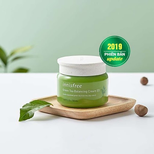 KEM DƯỠNG ẨM TỪ TRÀ XANH GREEN TEA BALANCING CREAM EX INNISFREE  - Hàn Quốc chính hãng