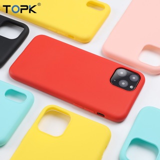 Ốp lưng iPhone 11 Pro Max nhựa dẻo màu trơn hiệu TOPK