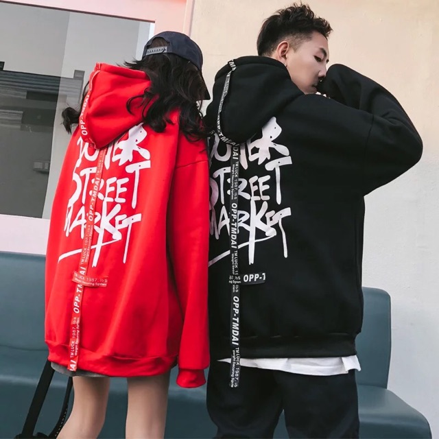 Áo Hoodie Couple Street Unisex | BigBuy360 - bigbuy360.vn