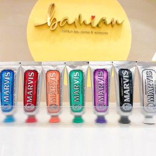 Kem đánh răng MARVIS Full set hộp 7 tuýp 25ml đủ màu vị hàng nhập khâu Ý