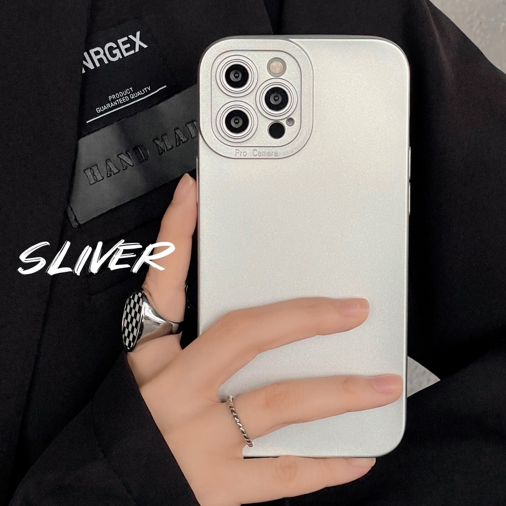 Ốp Điện Thoại Silicone Mềm Màu Nhám Thích Hợp Cho Iphone 13 Pro Max 12 11 Pro Max X Xs Max Xr 7 8 Plus