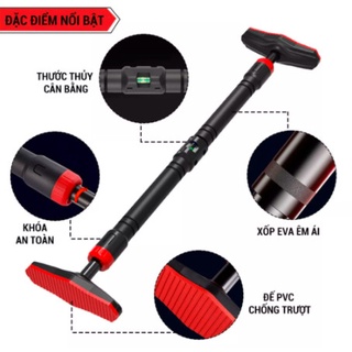 [New] Xà đơn gắn cửa 2022 cải tiến mới chốt chống xoay + Livo cân bằng xà | Xà đơn gắn tường mút dài