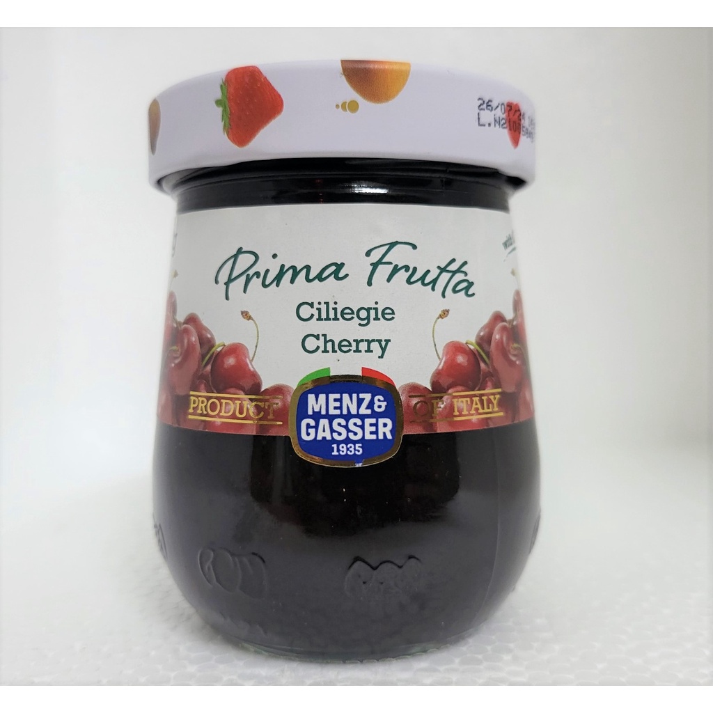[Lọ 340g – CHERRY ] MỨT QUẢ ANH ĐÀO [Italia] MENZ &amp; GASSER Cherry Jam