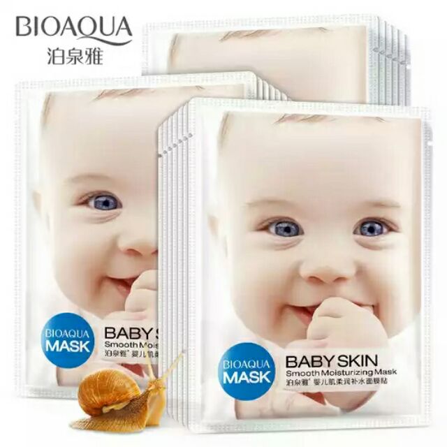 1 miếng lẽ mặt nạ bioaqua babyskin.