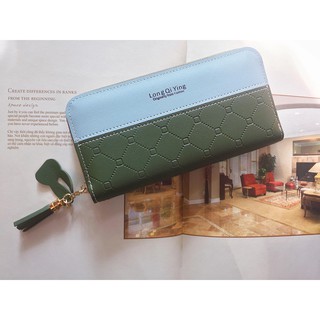 Ví hút tiền mầu xanh lá cây Long Qi Ying