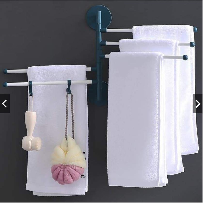 [Cao Cấp] Giá treo khăn tắm dọc có 3 thanh siêu chắc, siêu bền
