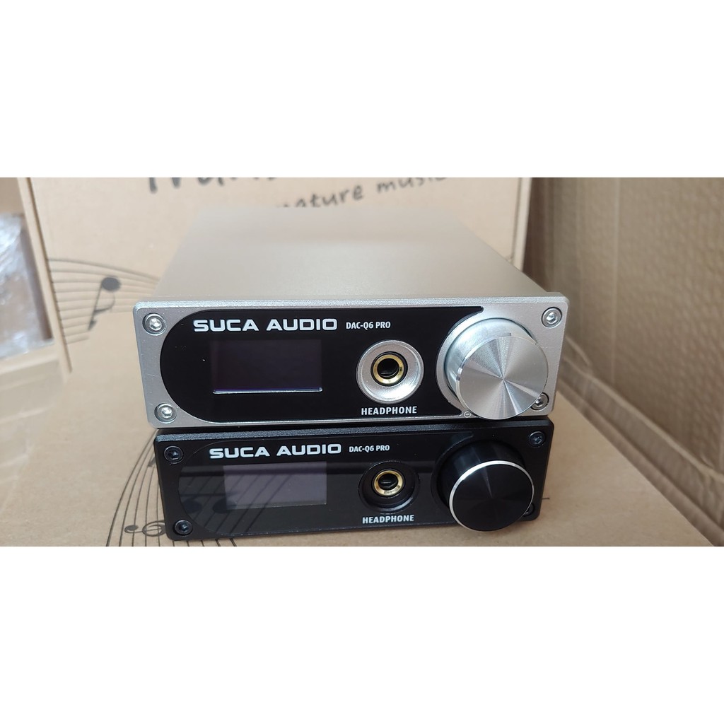 GIẢI MÃ ÂM THANH SUCA AUDIO DAC Q6PRO BẢN NÂNG CẤP DAC Q6-GIẢI MÃ 32BIT-768KHZ/DSD512-BLUTOOTH 5.0.