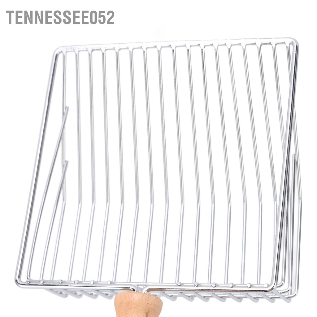 Tennessee052 Xẻng xúc mèo Đa năng Thân bằng thép không gỉ bền Chống rỉ sét Hiệu quả Bộ lọc phân