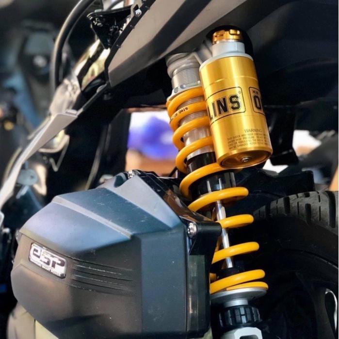 Phuộc sau ohlins BÌNH DẦU TRÊN  vario scoopy vision mio3