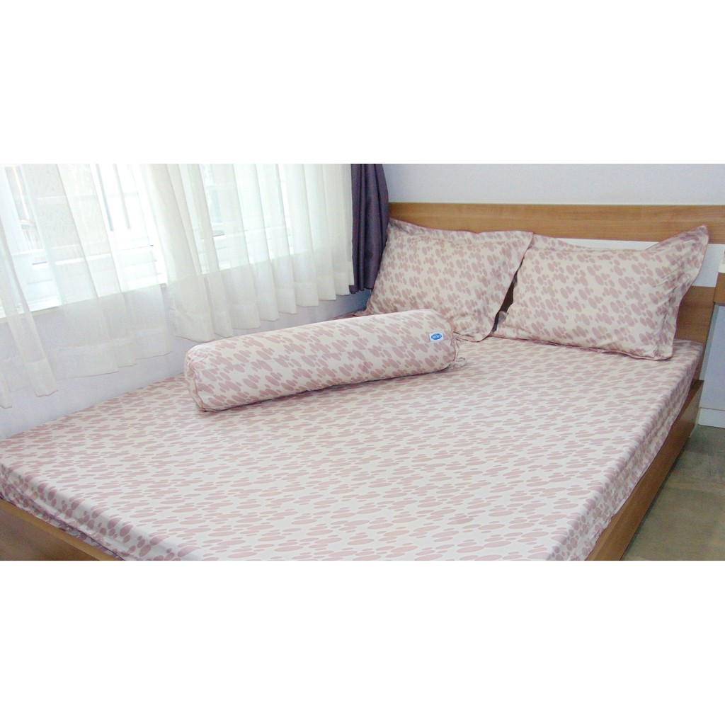 Vỏ gối áo gối ôm cotton 35x100cm chính hãng laube Nhật Bản mã 6265