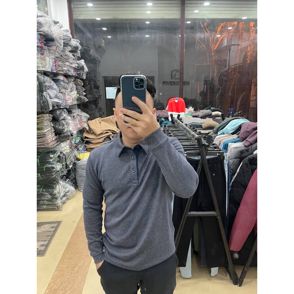 Áo polo nỉ nam PWX xuất Hàn xịn