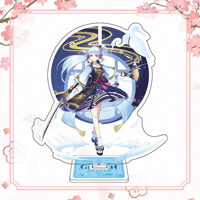 Mô hình nhân vật KAMISATO AYAKA mica standee GENSHIN IMPACT anime chibi trang trí trưng bày nhiều mẫu