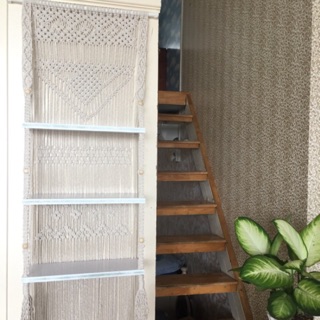 Kệ trang trí macrame