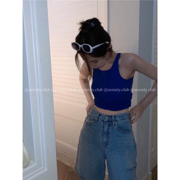 HÌNH THẬT Áo ba lỗ hot hit basic phù hợp mùa hè A02