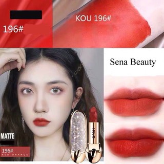 Son Thỏi Lì  /⚡ FREESHIP ⚡/ son thỏi Lì Hojo Princess Phi Thuyền Đính Đá Kèm Gương Soi