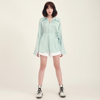 Sơmi Oversized Lụa Latin 2 màu
