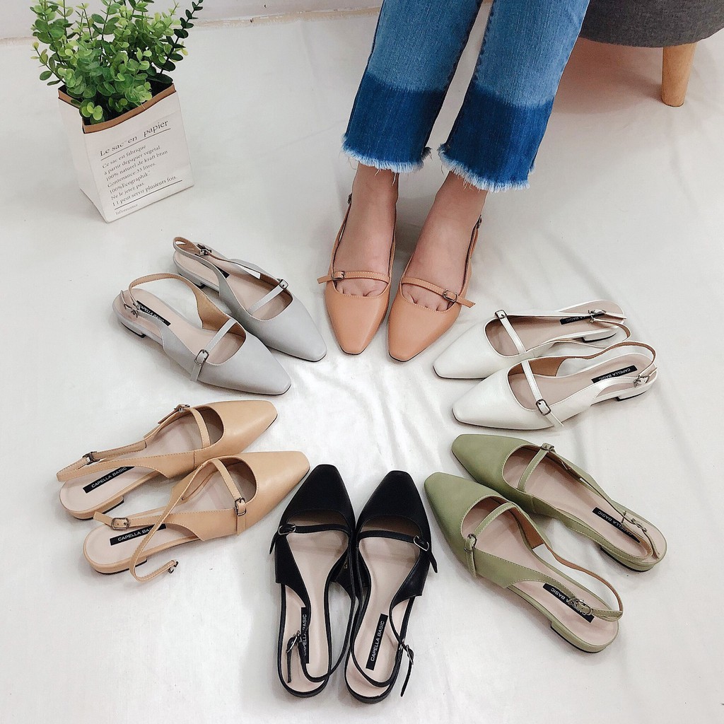 SANDAL TRỆT NỮ SLINGBACK CAPELLA VINTAGE 2P