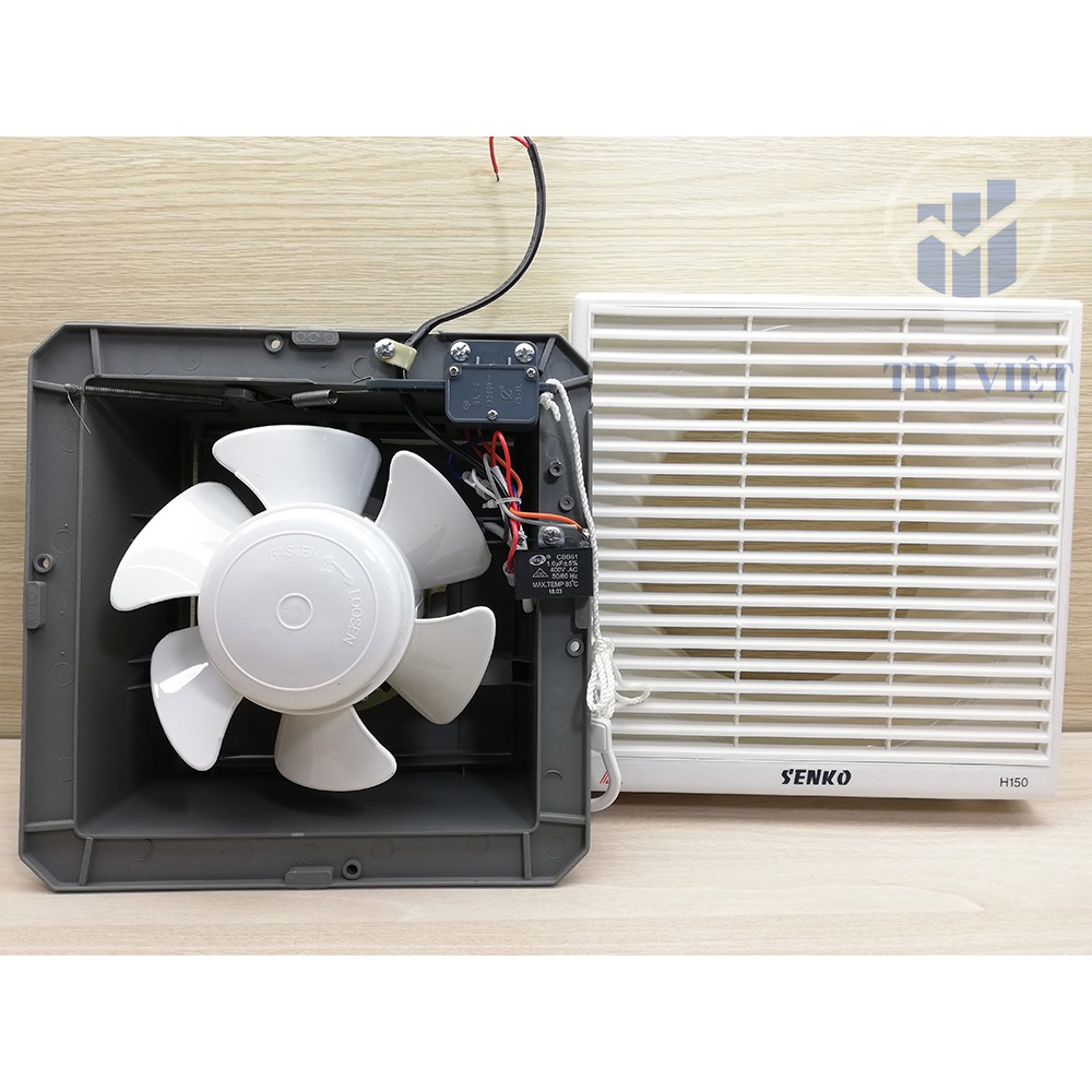 Quạt hút mùi âm tường Senko H150  - Lõi đồng 100% , động cơ chạy êm ái , ít ra ra tiếng động