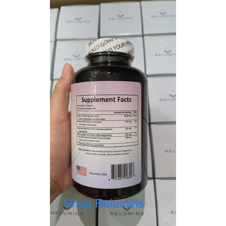 Relumins Vitamin C 180 Viên Của Mỹ