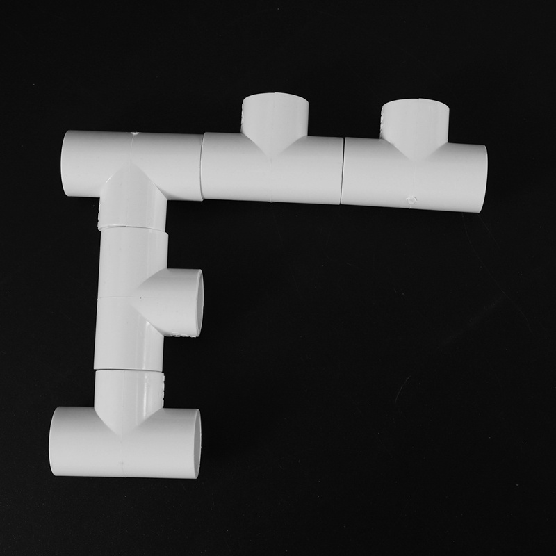 Set 5 Đầu Nối Ống Nước 3 Chiều Bằng Nhựa PVC 20mm