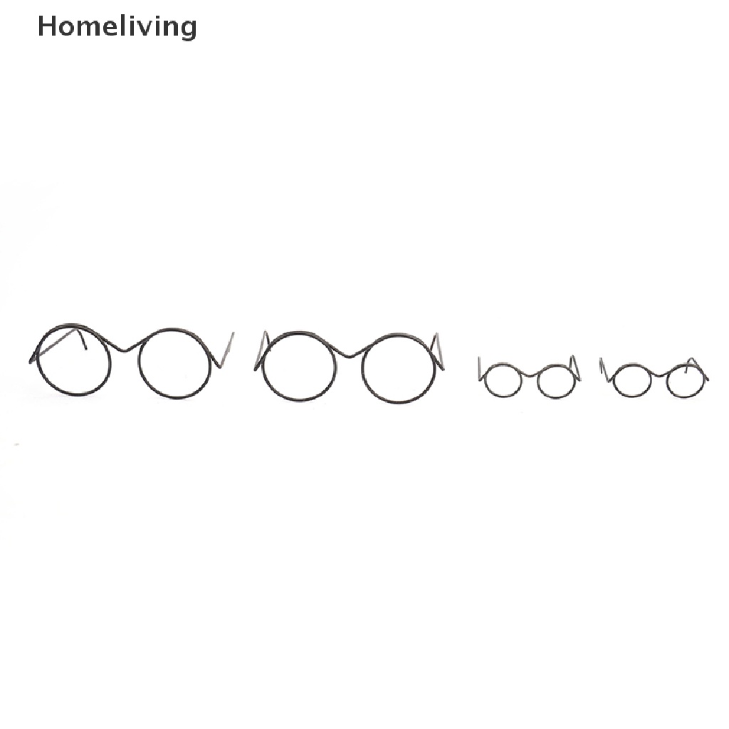 Mắt Kính Không Gọng Tròn Thời Trang Dành Cho Búp Bê