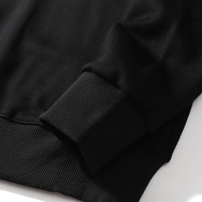 Áo sweater cổ tròn chất cotton hoạ tiết thêu thời trang cho nam và nữ