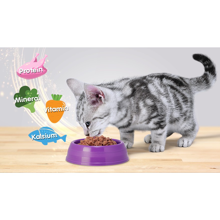 Pate Whiskas dạng sốt gói 80g dành cho mèo lớn mèo con với nhiều vị cá ngừ cá thu cá biển PETTOOLS