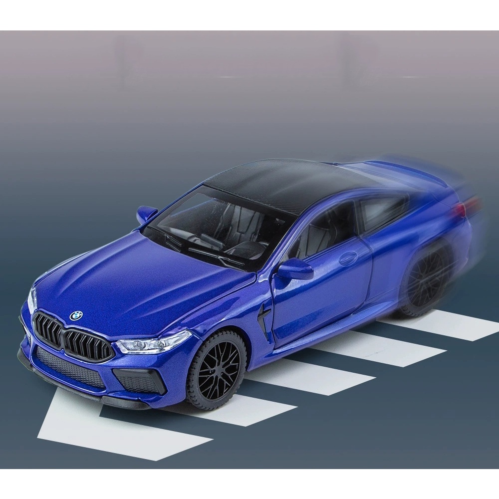 Mô Hình Xe Hơi BMW M8 Có Đèn Và Nhạc Bằng Hợp Kim Tỉ Lệ 1/32
