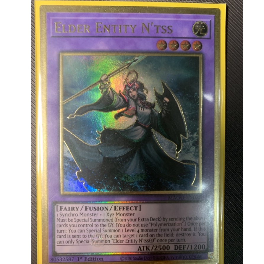 Thẻ bài Yugioh: Elder Entity N'tss (TCG) - MAGO-EN026 - Premium Gold Rare
