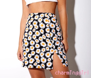 Chân Váy Nữ Lưng Cao Xẻ Tà Thời Trang